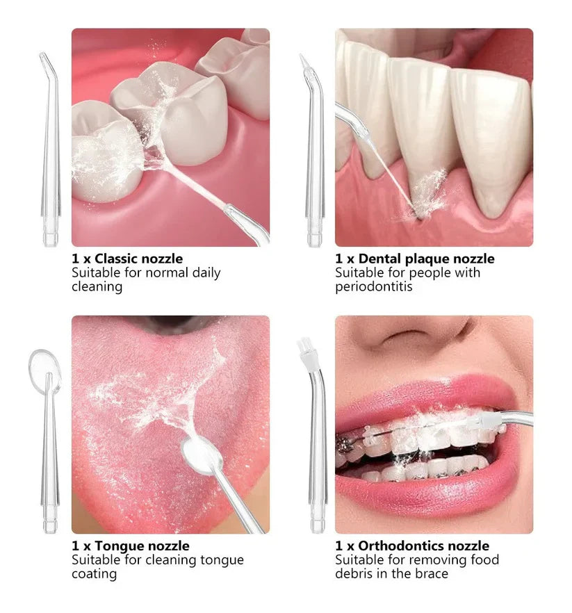 ¡Dientes Más Limpios en Segundos! Irrigador Oral Recargable con Entrega Gratis y Pago Contraentrega