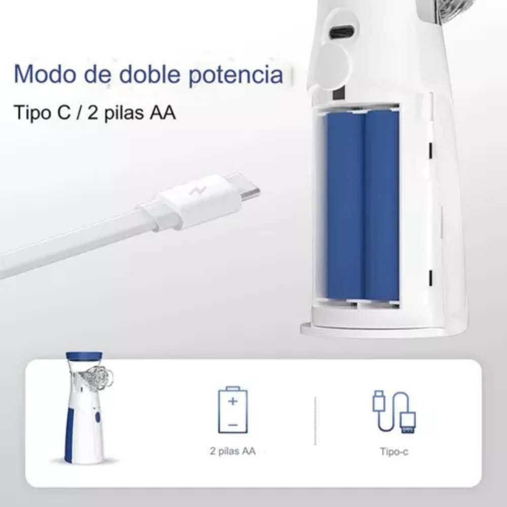 Respira Fácil Donde Estés – Nebulizador Portátil Recargable para Alivio Inmediato