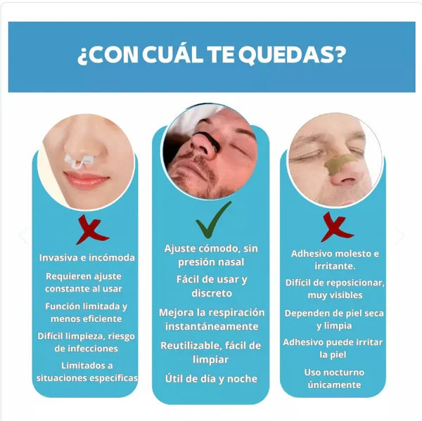 ¡Respira Sin Límites! Dilatador Nasal con Envío Gratis y Resultados Inmediatos