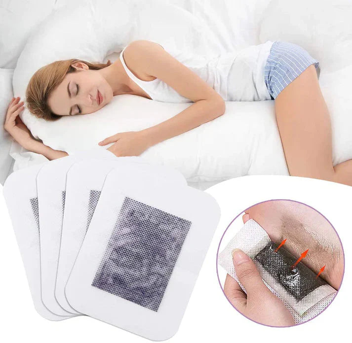 🌿 Parches Desintoxicantes para Pies – Elimina toxinas mientras duermes 🌙