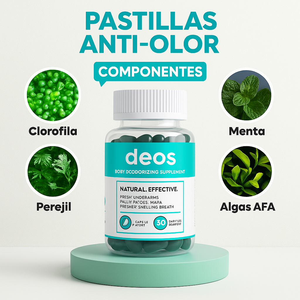 ✨ Revoluciona tu rutina de cuidado personal con Deos – el desodorante en cápsulas inteligente y práctico.
