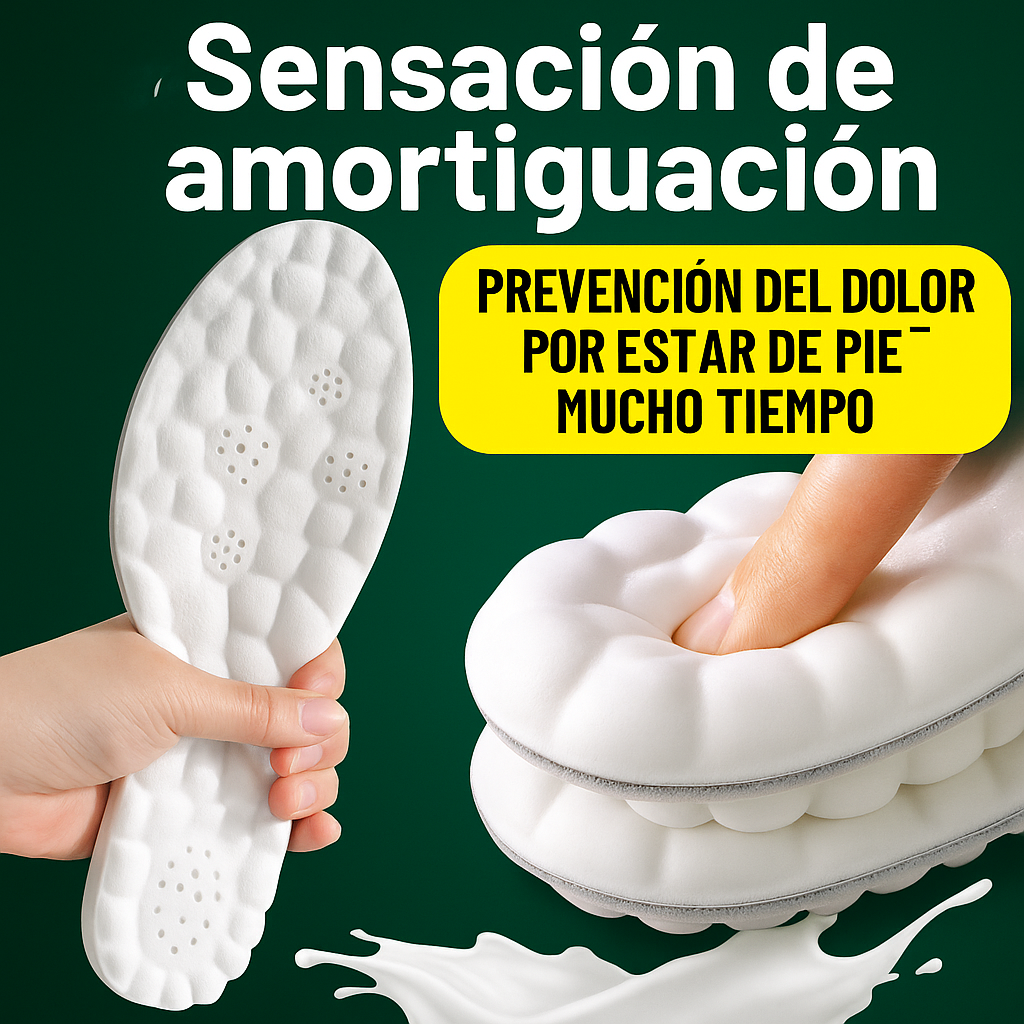 💥 Adiós al Dolor de Pies – Descubre el Poder de la Plantilla 4D Drops