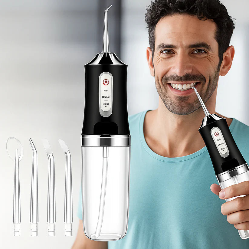 ¡Dientes Más Limpios en Segundos! Irrigador Oral Recargable con Entrega Gratis y Pago Contraentrega
